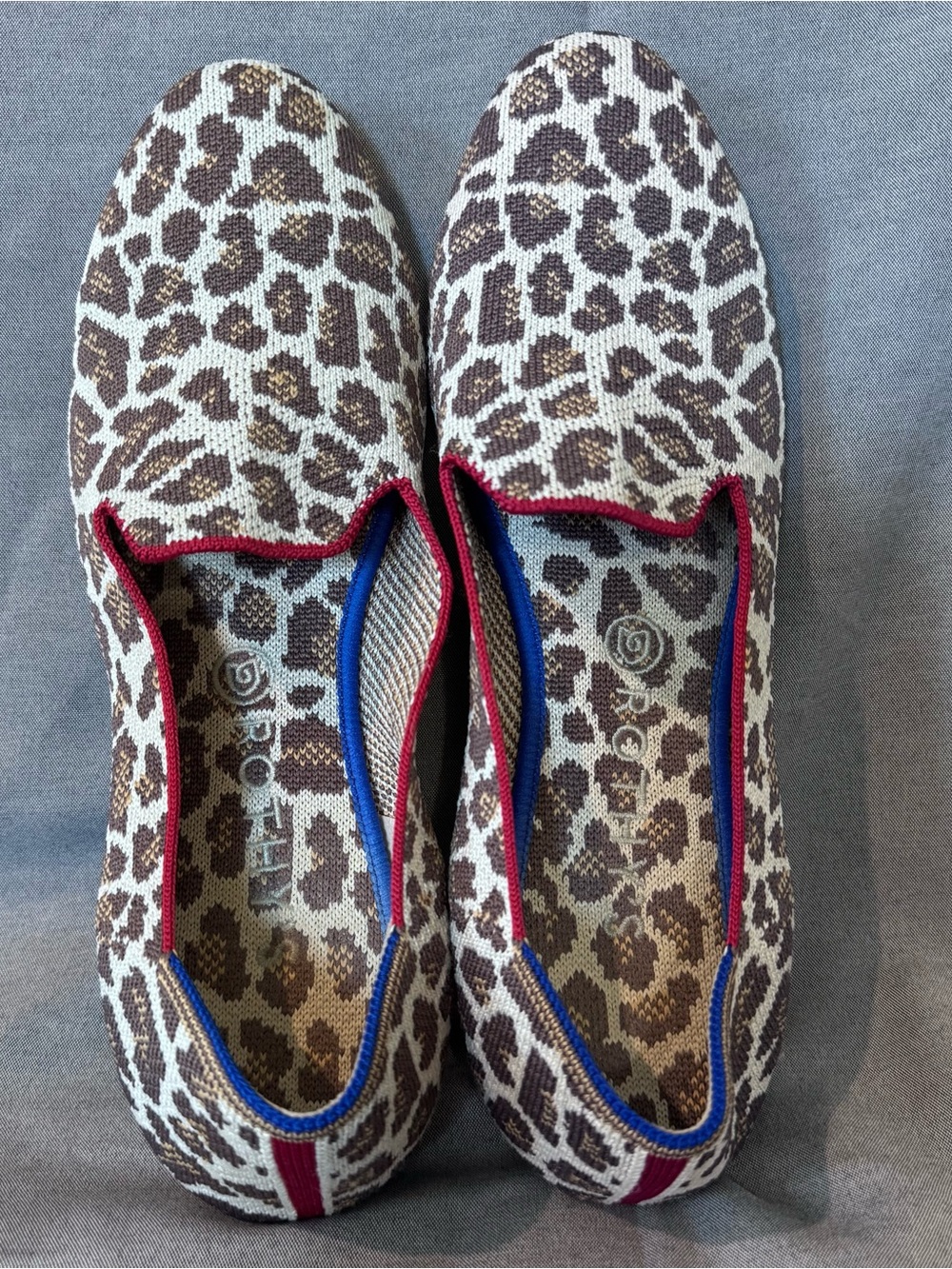 Rothy's The Loafer Mocha Spot Leopard Print Slip-On Flats Size 10.5 NEW NWOB - Picture 7 of 7